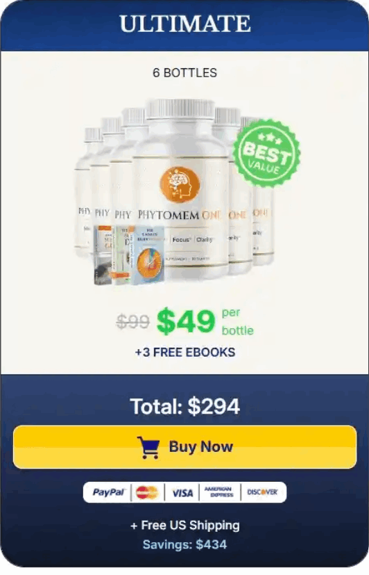 Phytomem one six bottle package best value offer
